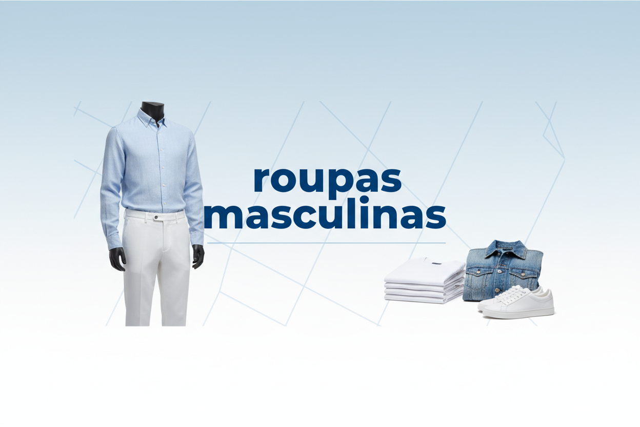 Roupas e acessórios masculinos