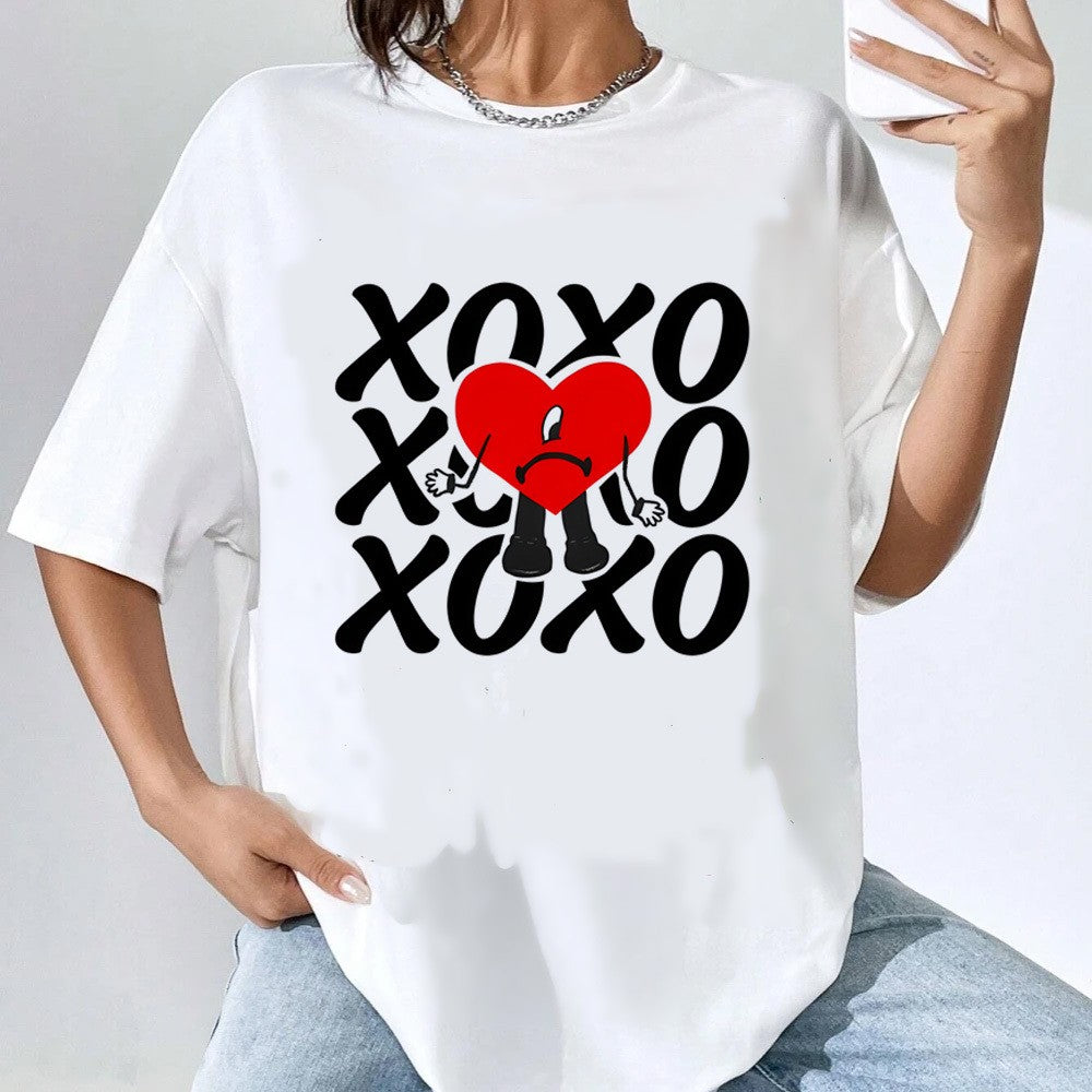 Bad bunny tour 2024 camiseta adolescente gótico harajuku clássico vintage 80s ca