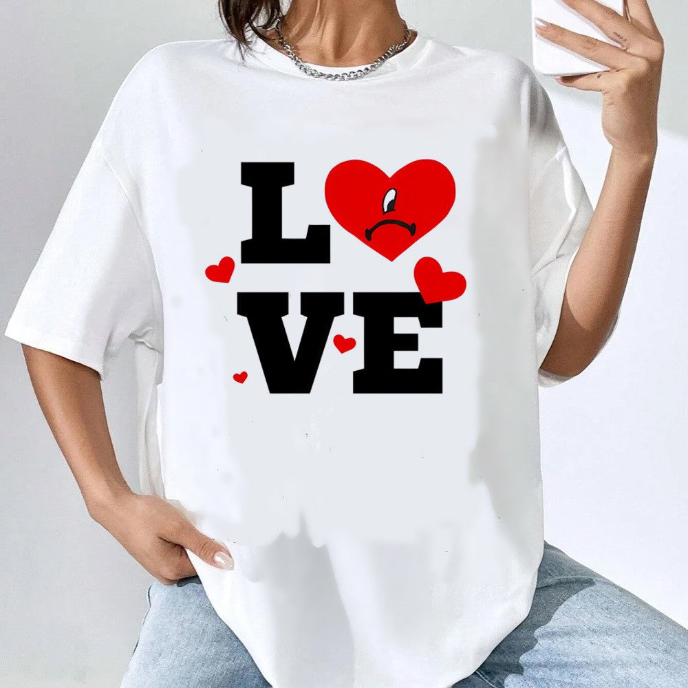 Bad bunny tour 2024 camiseta adolescente gótico harajuku clássico vintage 80s ca