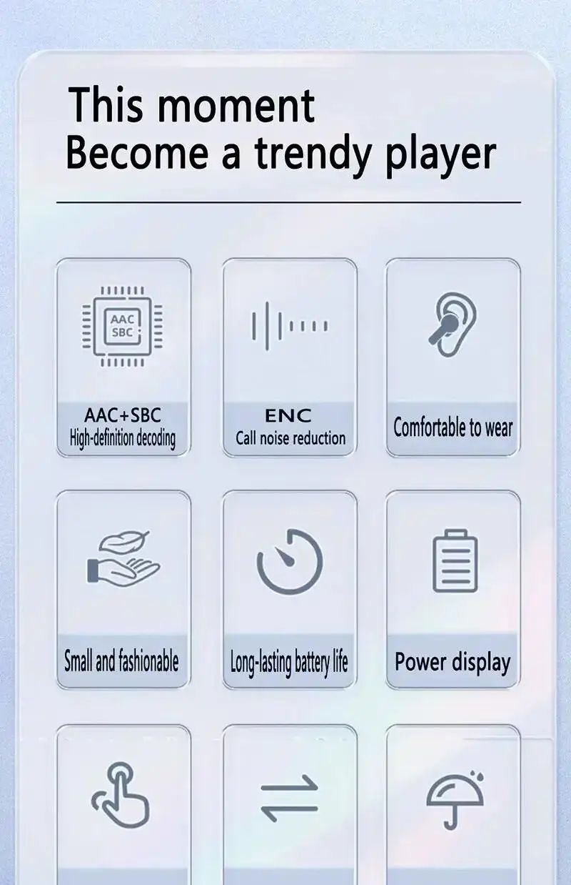 Air31 tws fones de ouvido 5.3 sem fio bluetooth com cancelamento ruído hd alta f