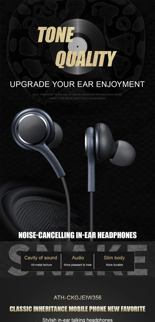 Original tipo c fone de ouvido com fio para samsung galaxy s23 s21 s22 ultra plu