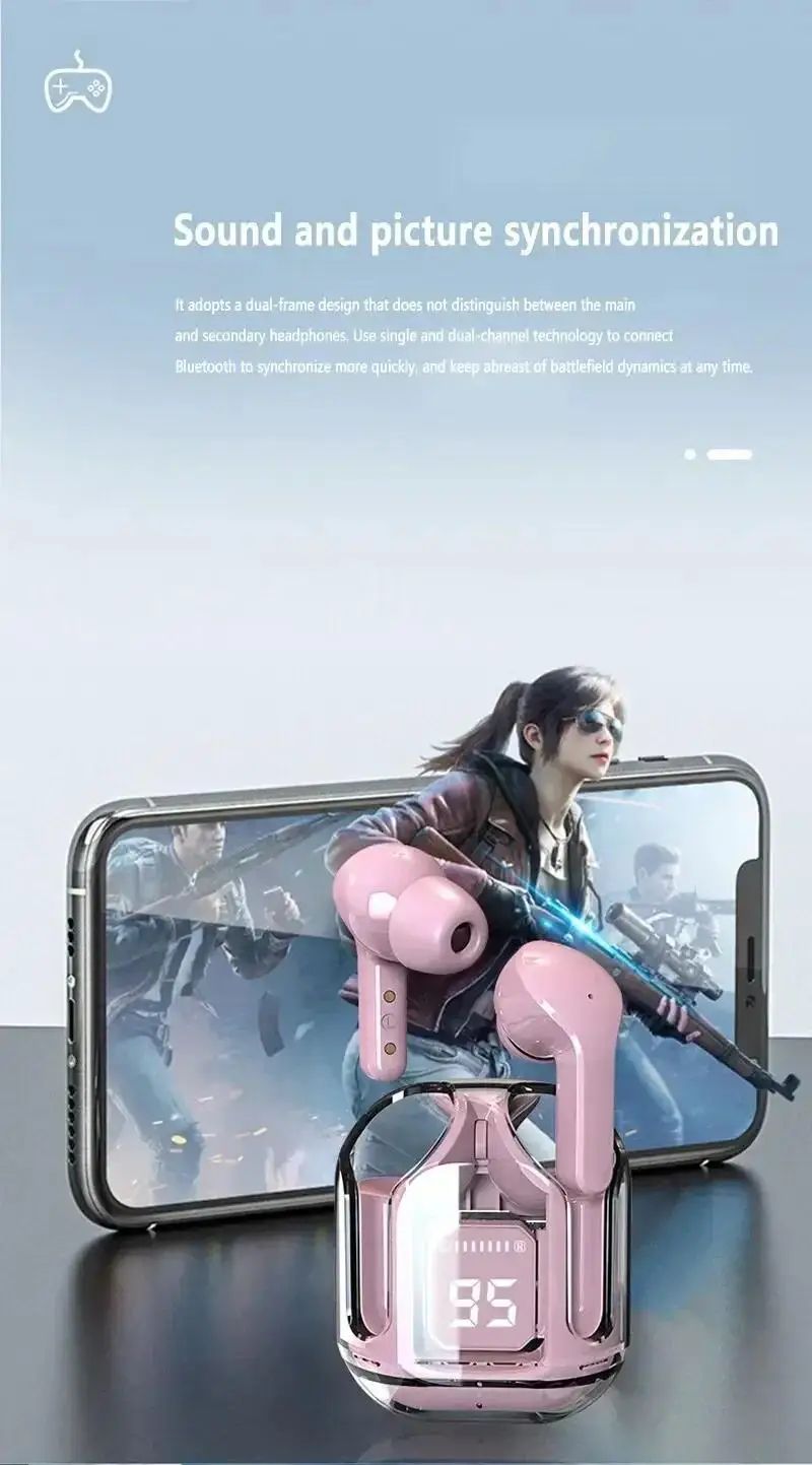 Air31 tws fones de ouvido 5.3 sem fio bluetooth com cancelamento ruído hd alta f